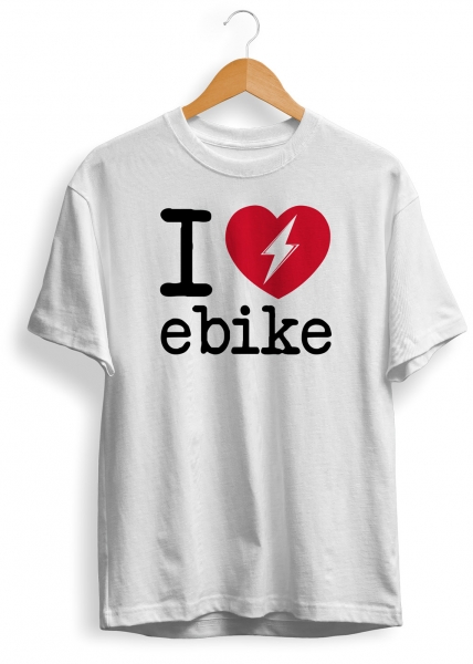 T-SHIRT "I LOVE EBIKE" WHITE